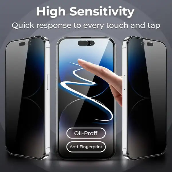 Glassology Privacy Tempered Glass Screen Protector For Apple iPhone 16 Pro Max