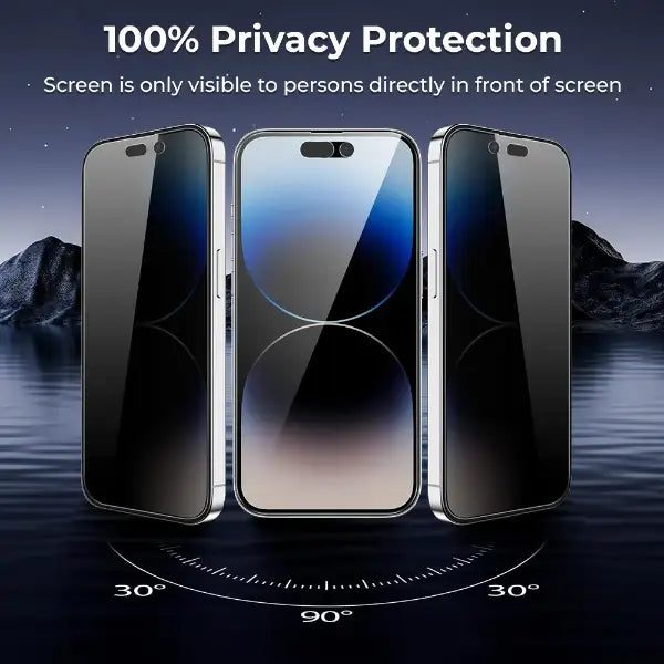 Glassology Privacy Tempered Glass Screen Protector For Apple iPhone 16 Pro Max