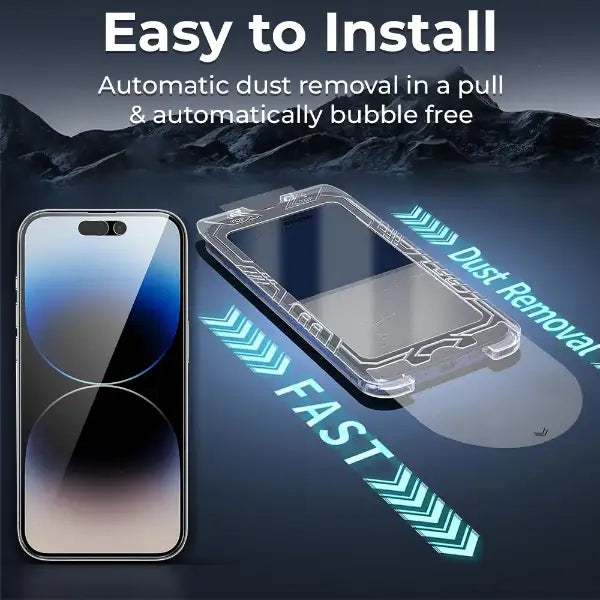 Glassology Privacy Tempered Glass Screen Protector For Apple iPhone 16 Pro Max