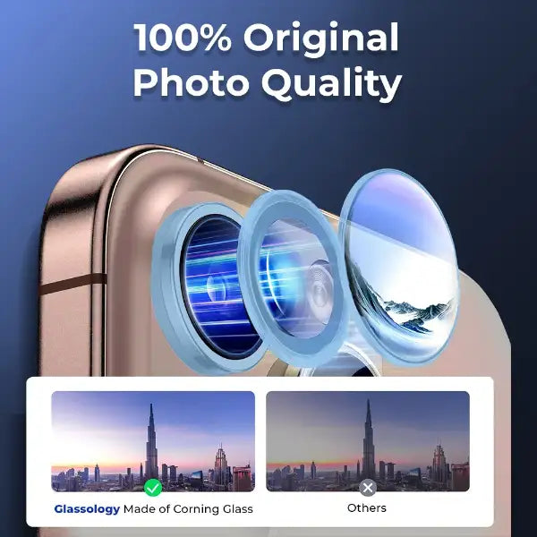 iPhone 16 plus camera lens protection blue color