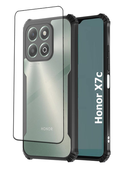 Glassology clear durable transparent case for Honor X7c