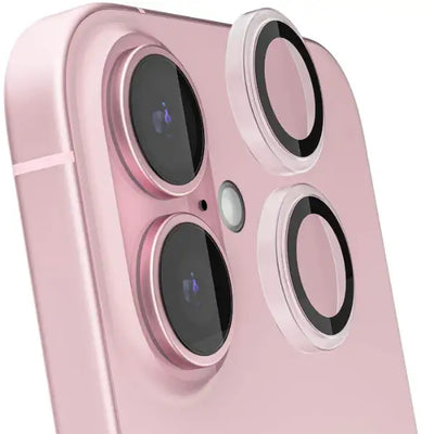 Glassology Lens Guard for iPhone 16 Plus (Pink)