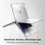 Glassology MacBook Pro 13.3 Inch Transparent Case (2022)