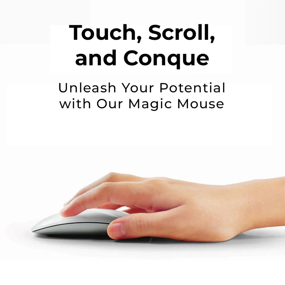 Glassology Magic Touch Scroll Rechargeable Wireless Bluetooth Mouse