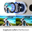 no bluresness if using glassology camera lens