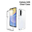 Clear case for Samsung Galaxy A26 on a white background
