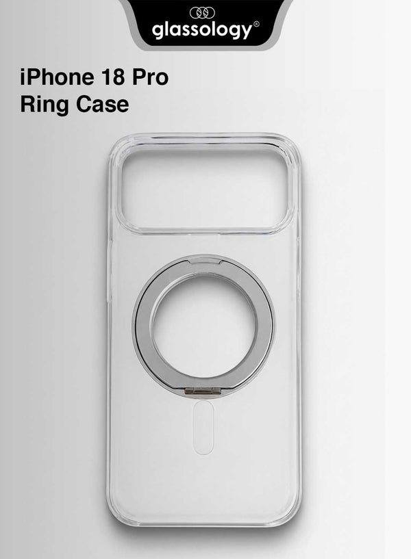 Glassology 360° Rotate Ring Stand MagSafe Case for Apple iPhone 18 Pro