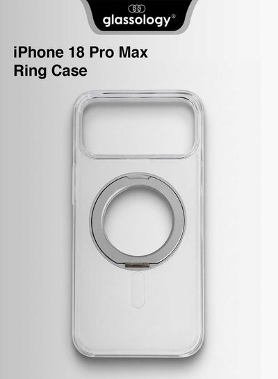 Glassology 360° Rotate Ring Stand MagSafe Case for Apple iPhone 18 Pro Max
