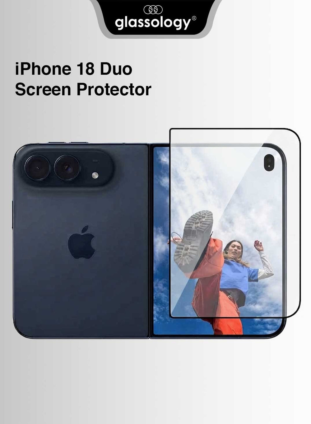 Glassology Clear Screen Protector for iPhone Duo