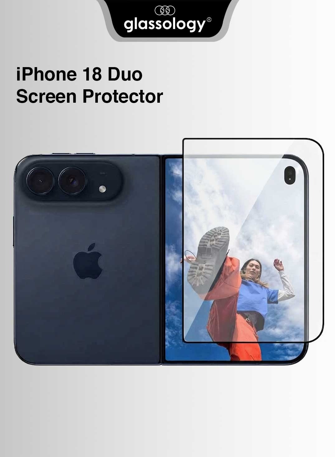 Glassology Clear Screen Protector for iPhone Duo