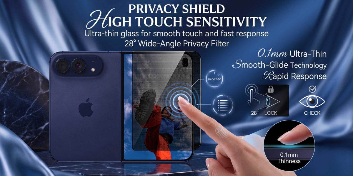 Glassology Privacy Tempered Glass Screen Protector for iPhone Duo