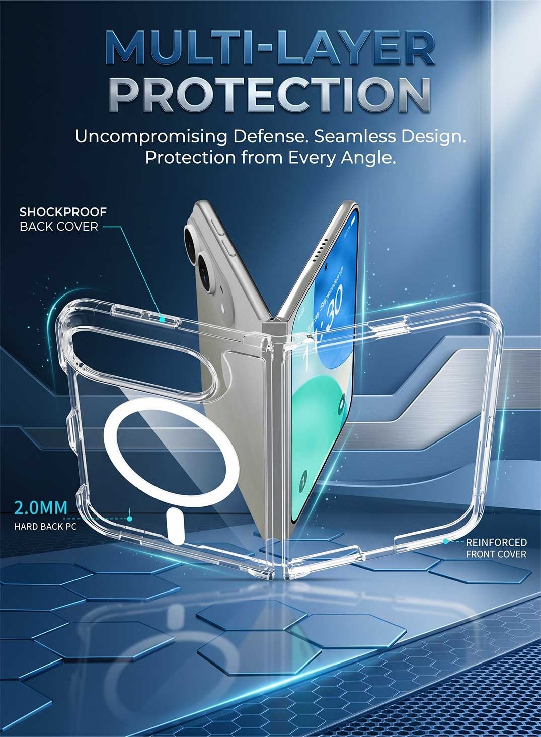 Glassology MagSafe Clear Case for iPhone Duo