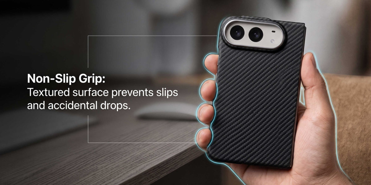 Glassology Carbon Design Case for iPhone Duo – Black