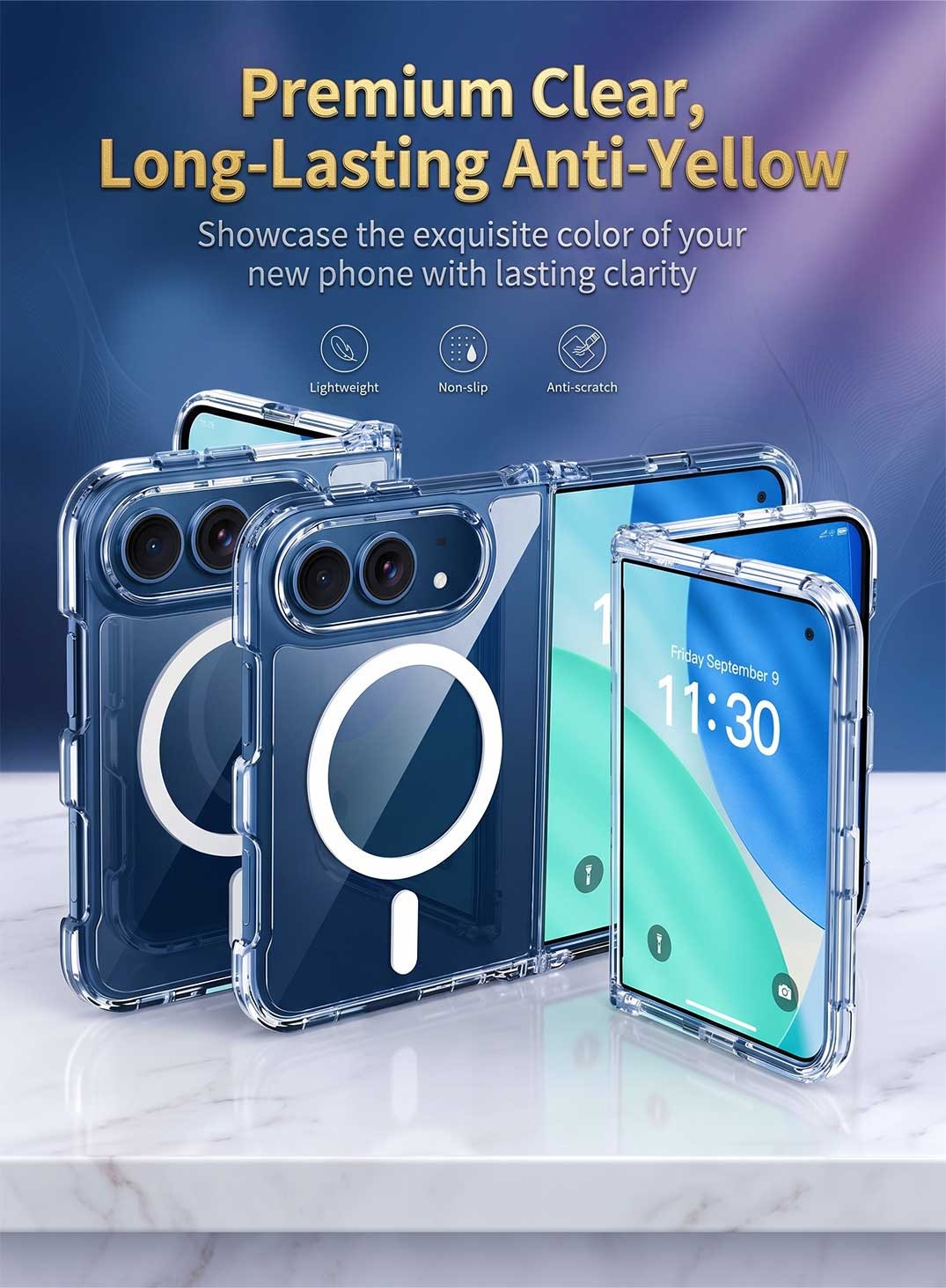 Glassology MagSafe Clear Case for iPhone Duo