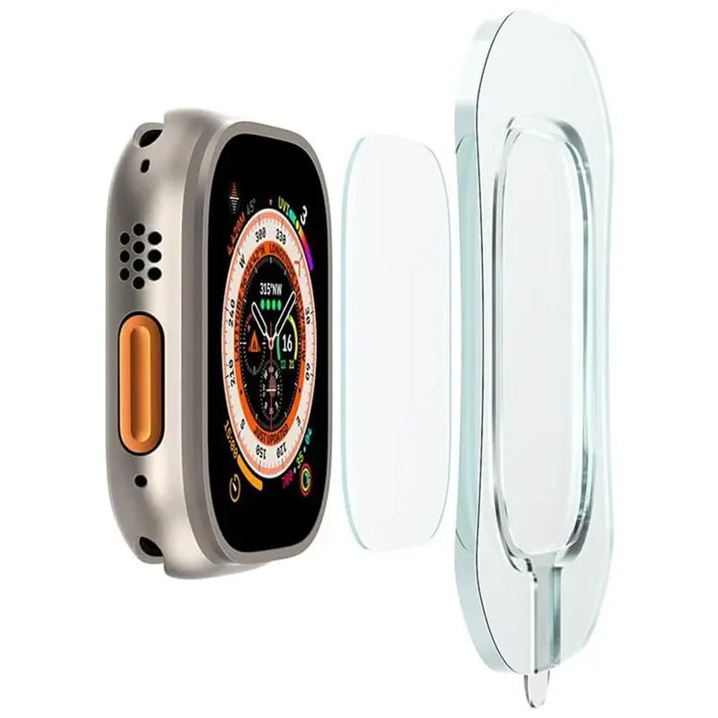 Apple Watch Ultra 49mm - 2 Pack Tempered Glass Screen protector - GLASSOLOGY
