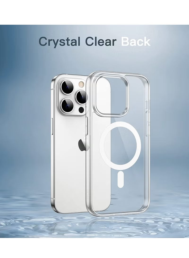 white MagSafe military grade case for iPhone 14 Pro Max