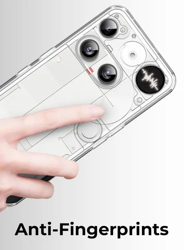 Clear Protective Case for Nothing Phone 3 | Lightweight White Design - GLASSOLOGY