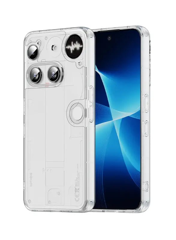 Clear Protective Case for Nothing Phone 3 | Lightweight White Design - GLASSOLOGY