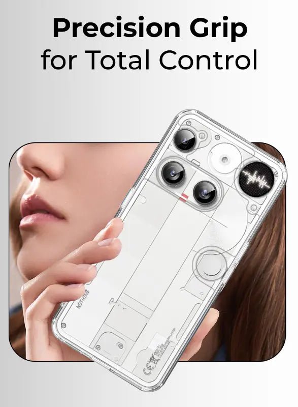 Clear Protective Case for Nothing Phone 3 | Lightweight White Design - GLASSOLOGY