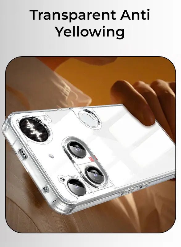 Clear Protective Case for Nothing Phone 3 | Lightweight White Design - GLASSOLOGY
