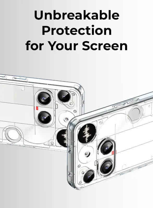 Clear Protective Case for Nothing Phone 3 | Lightweight White Design - GLASSOLOGY