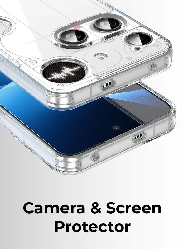 Clear Protective Case for Nothing Phone 3 | Lightweight White Design - GLASSOLOGY