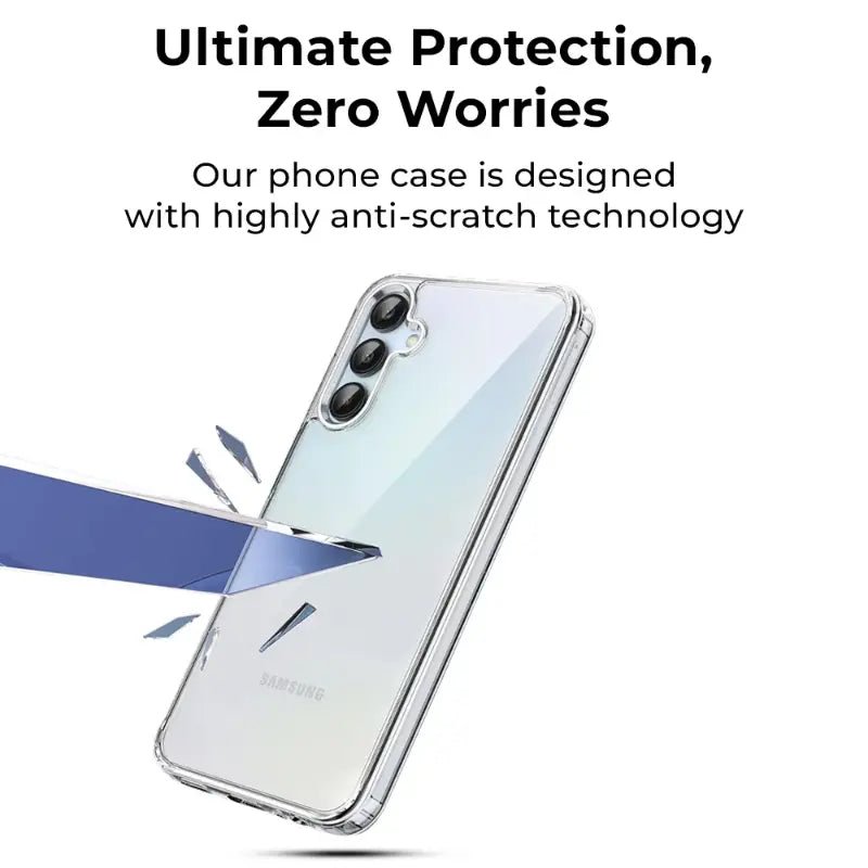 Crystal Clear Case for Samsung Galaxy A55 - GLASSOLOGY