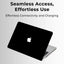 Defense Shield Case for MacBook Air 13.6" (2025) - Black - GLASSOLOGY