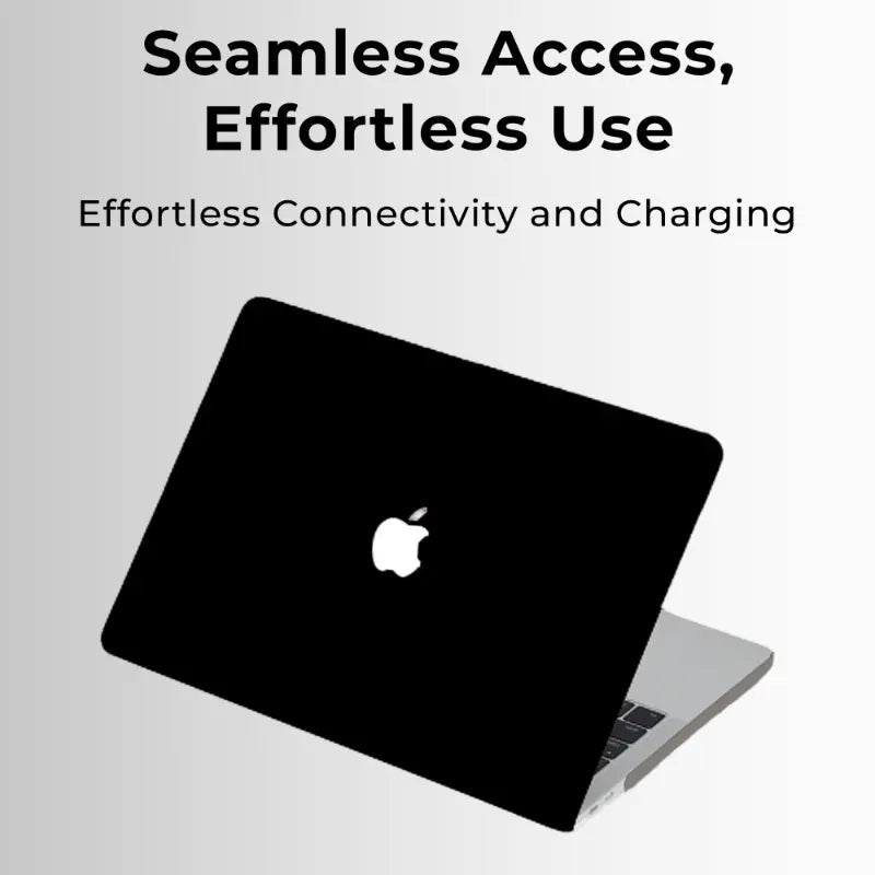 Defense Shield Case for MacBook Air 13.6" (2025) - Black - GLASSOLOGY