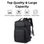 Faux Leather Laptop Backpack - GLASSOLOGY