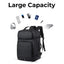 Faux Leather Laptop Backpack - GLASSOLOGY