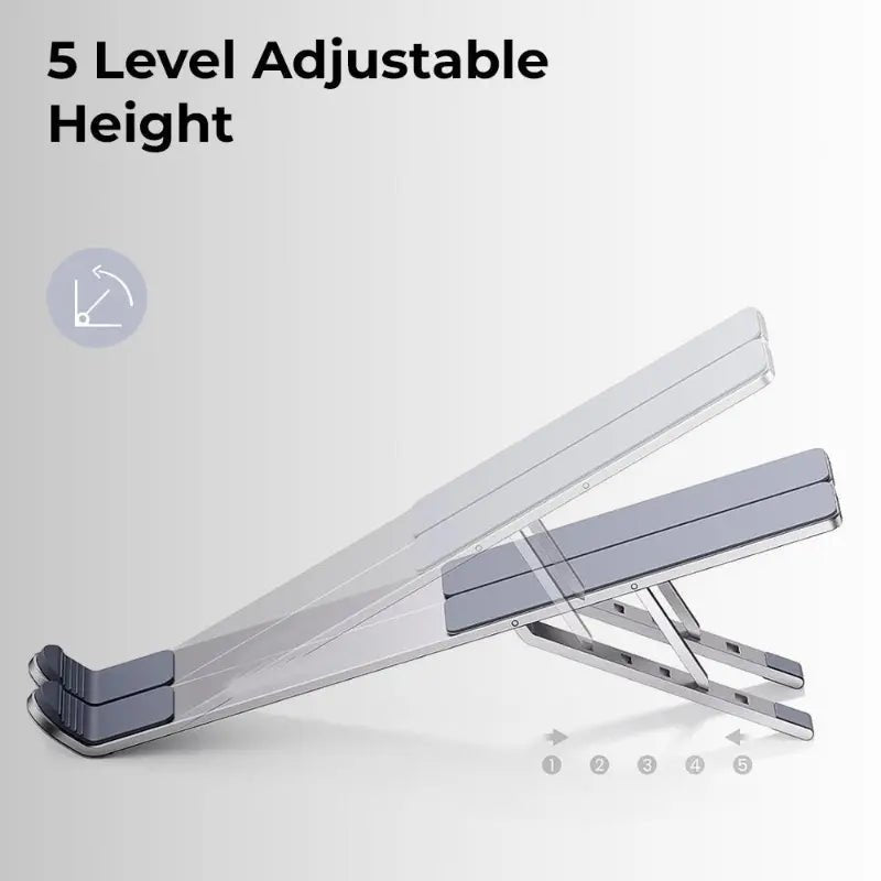 Foldable Aluminum Laptop Stand - GLASSOLOGY