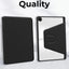 Black tablet case with a reflective surface on a white background, labeled 'Best Quality'.