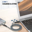Glassology 1 Meter USB - C to Lightning Braided Cable [MFi Certified] - GLASSOLOGY