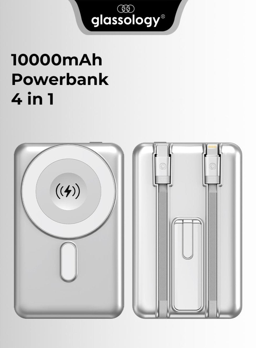 Glassology 10000mAh Magnetic Wireless Power Bank 20W PD - GLASSOLOGY
