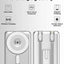 Glassology 10000mAh Magnetic Wireless Power Bank with 20W PD Fast Charging - GLASSOLOGY