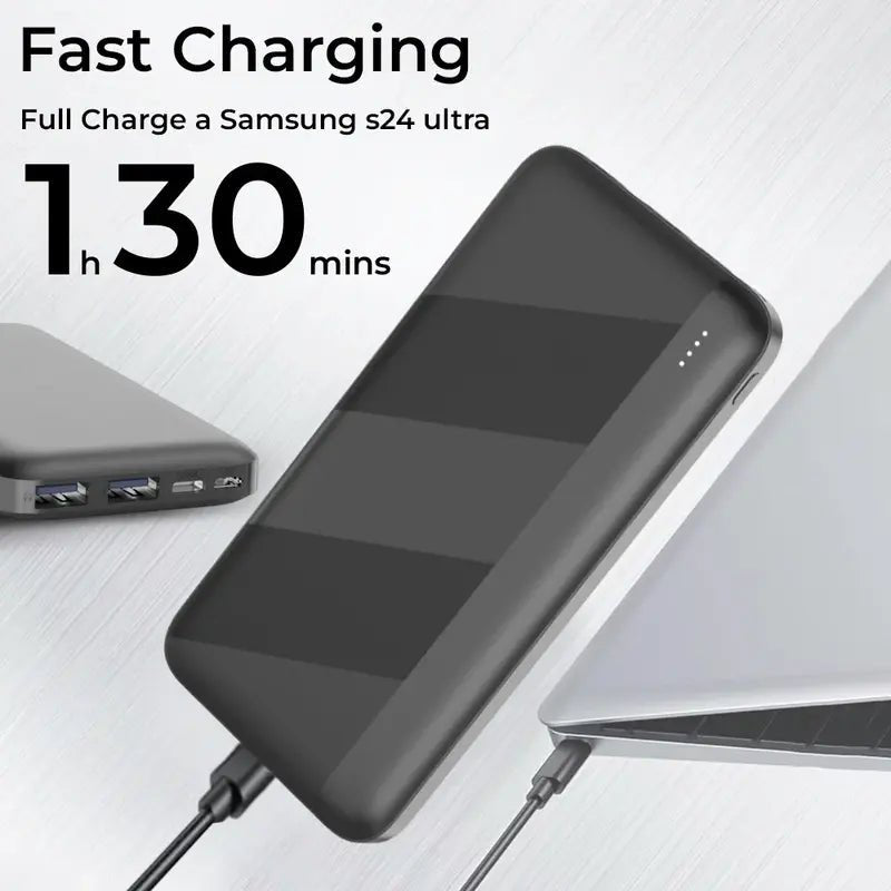 Glassology 10000mAh Power Bank | 22.5W Fast Charge - GLASSOLOGY