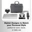 Glassology 14 - Inch Laptop Carry Sleeve Bag | Lightweight Protective Case with Handle – Grey - GLASSOLOGY