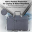 Glassology 14 - Inch Laptop Carry Sleeve Bag | Lightweight Protective Case with Handle – Grey - GLASSOLOGY