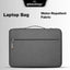 Glassology 15.6 - Inch Laptop Carry Sleeve Bag | Padded Protective Case with Handle – Grey - GLASSOLOGY