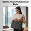 Glassology 15.6 - Inch Laptop Carry Sleeve Bag | Padded Protective Case with Handle – Grey - GLASSOLOGY