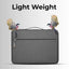 Glassology 15.6 - Inch Laptop Carry Sleeve Bag | Padded Protective Case with Handle – Grey - GLASSOLOGY