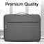 Glassology 15.6 - Inch Laptop Carry Sleeve Bag | Padded Protective Case with Handle – Grey - GLASSOLOGY