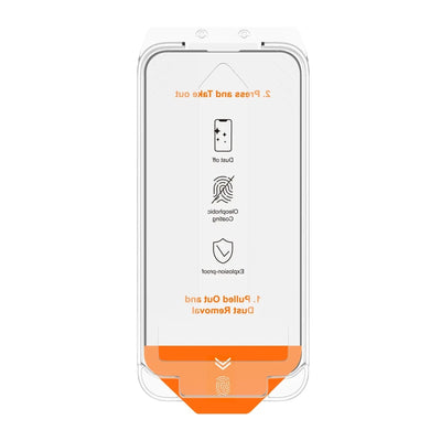 Glassology 9H Tempered Glass Screen Protector for iPhone 15 with installer kit - GLASSOLOGY