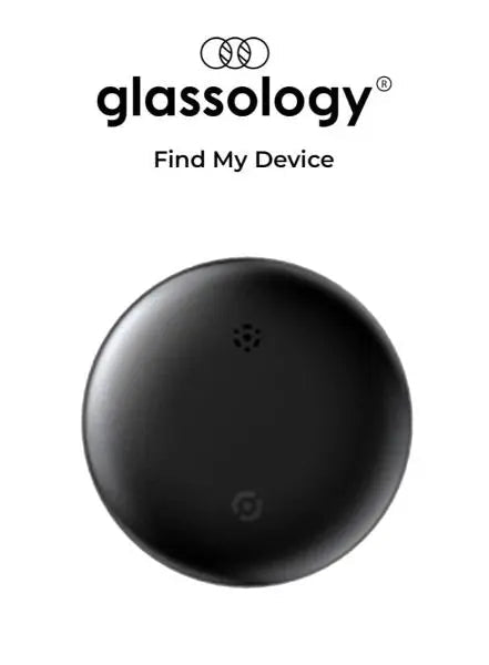 Glassology Android Smart Tag (Black) | Bluetooth Tracker for Keys, Bags & Wallets - GLASSOLOGY