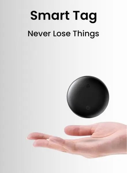 Glassology Android Smart Tag (Black) | Bluetooth Tracker for Keys, Bags & Wallets - GLASSOLOGY