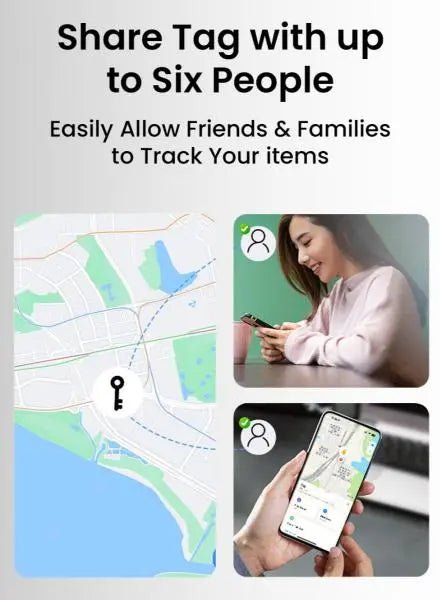 Glassology Android Smart Tag (Black) | Bluetooth Tracker for Keys, Bags & Wallets - GLASSOLOGY