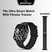 Glassology Charome T8s Ultra Max HD Smart Watch (Black)