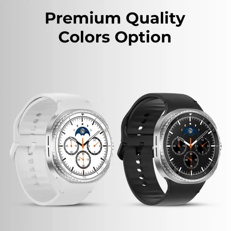 glassology Chrome Pro Max Smartwatch 1.43 - Inch Display | Health & Fitness Tracking | Black - GLASSOLOGY