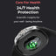 glassology Chrome Pro Max Smartwatch 1.43 - Inch Display | Health & Fitness Tracking | Black - GLASSOLOGY